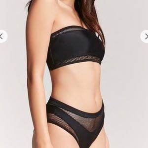 Brand new black mesh forever 21 bikini 🐾